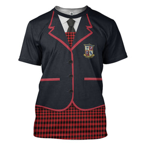 UA Girl Uniform T-Shirt 3D For Men & Women