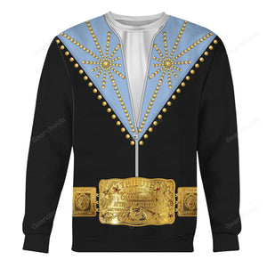 Elvis Cisco Blue - Costume Cosplay Hoodie Sweatshirt Sweatpants