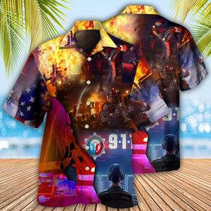 Firefighter 911 So Important Hawaiian Shirt