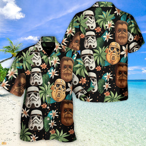 Starwars Tropical Leaf Summer - Hawaiian Shirt For Men, Women, Kids