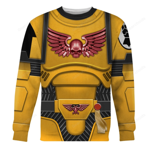 Space Marines Imperial Fists - Costume Cosplay Hoodie Sweatshirt Sweatpants WHHS107