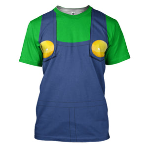 Luigi T-Shirt 3D For Men & Women