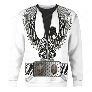 Elvis Black Phoenix Suit  - Costume Cosplay Hoodie Sweatshirt Sweatpants