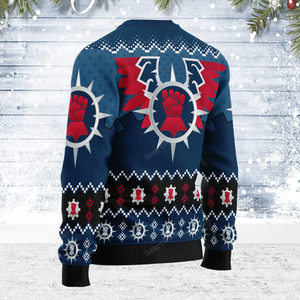 Warhammer Crimson Fists Iconic - Ugly Christmas Sweater