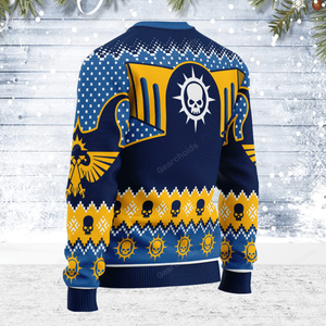Warhammer Ultramarine Iconic - Ugly Christmas Sweater