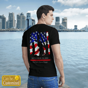 Personalized Veterans We Will Never Forget T-Shirt