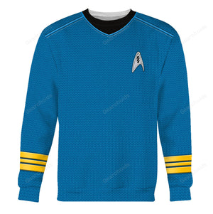 Star Trek Into Darkness Blue Hoodie Sweatshirt Sweatpants