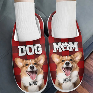 Custom Photo Paws And Relax This Holiday Season With Warm Fluffy Feet - Personalized Slippers - Gift For Dog Lovers, Cat Lovers, Pet Owners NA94