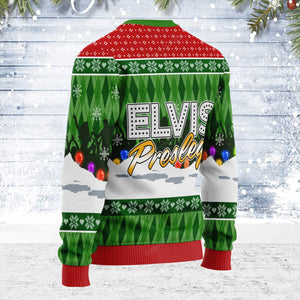 Elvis Only The Best Grandmas Listen To Elvis - Ugly Christmas Sweater