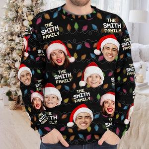 Christmas Is A Time To Gather With Family - Personalized Ugly Sweater -Christmas Gift For Family Members - NA94