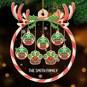 Our Christmas - Personalized Acrylic Ornament - Christmas Gift For Family Members NA94