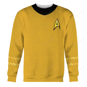 Star Trek The Original Series Yellow Hoodie Sweatshirt Sweatpants