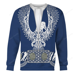 Elvis Silver Phoenix - Costume Cosplay Hoodie Sweatshirt Sweatpants
