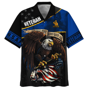 Air Force Some Gave All Eagle Hawaiian Shirt