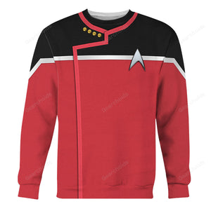 Star Trek Dress Uniform Command Division Hoodie Sweatshirt Sweatpants