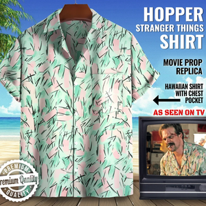 Floral Dad Hopper TV Series Stranger 3 Hawaiian Shirt