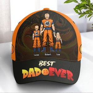 Dragon Ball The Best Saiyan Best Dad Ever  - Personalized Classic Cap - Gift For Dad, Husband, Fathers Day - CL03 NA94