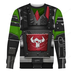 Ork Meganob with Shoota Mega Action - Costume Cosplay Hoodie Sweatshirt Sweatpants