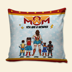 Mom You're A Super Hero, A Wonder Women  - Personalized Pillow- Gift For Mom, Mother's Day  - CL02 NA94