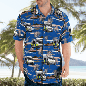 Metropolitan Police Service Public Order Vehicle Hawaiian Shirt