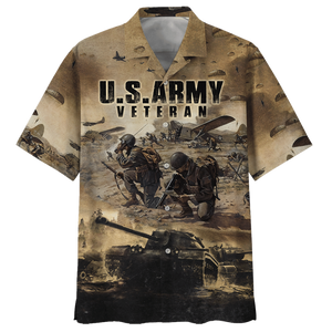 US Army Veteran Hawaiian Shirt