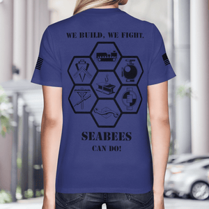 Personalized Veterans US Navy Seabee 3D T-Shirt