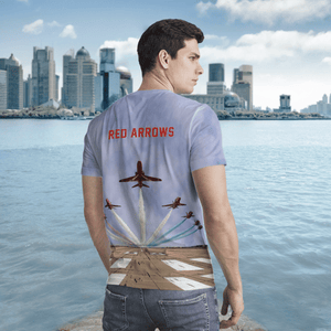 Veterans Royal Air Force Red Arrows Aerobatic Team T-Shirt