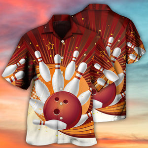 Bowling Strike Amazing Game Retro Style Hawaiian Shirt