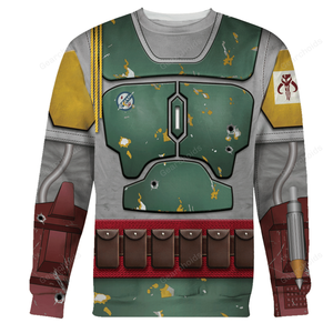 Star Wars Boba Fett Costume Hoodie Sweatshirt Sweatpants SWHS05