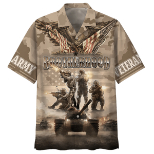 Army War And Brotherhood Hawaiian Shirt