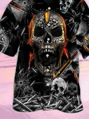 Skull Oh My Skull Cool Hawaiian Shirt