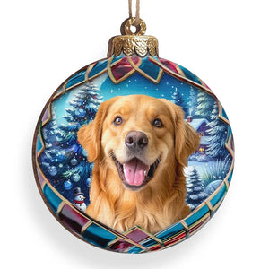 Custom Photo Pets Make Our Lives Whole - Personalized Acrylic Ornament - Gift For Pet Lovers, Pet Owners - NA94