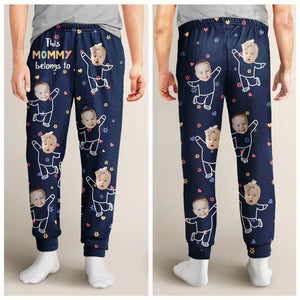 Custom Photo This Nana Belongs To Grandkids - Gift For Husband, Wife, Couple - Personalized Pajama Pants NA94