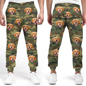 Custom Photo Jingle All The Way With My Furry Friend - Personalized Pajama Pants - Gift For Pet Lovers - NA94