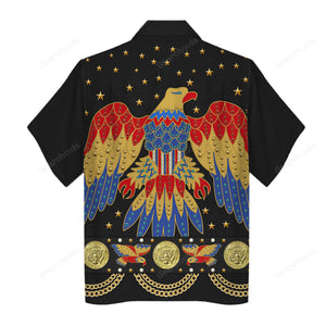 Elvis EAGLE Black - Costume Cosplay  Hoodie Sweatshirt Sweatpants Hawaiian shirt Tshirt ELHS13