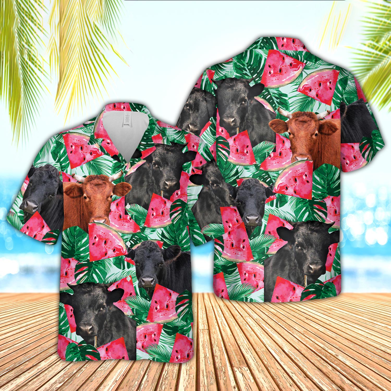 Unique Dexter Watermelon 3D Hawaiian Shirt