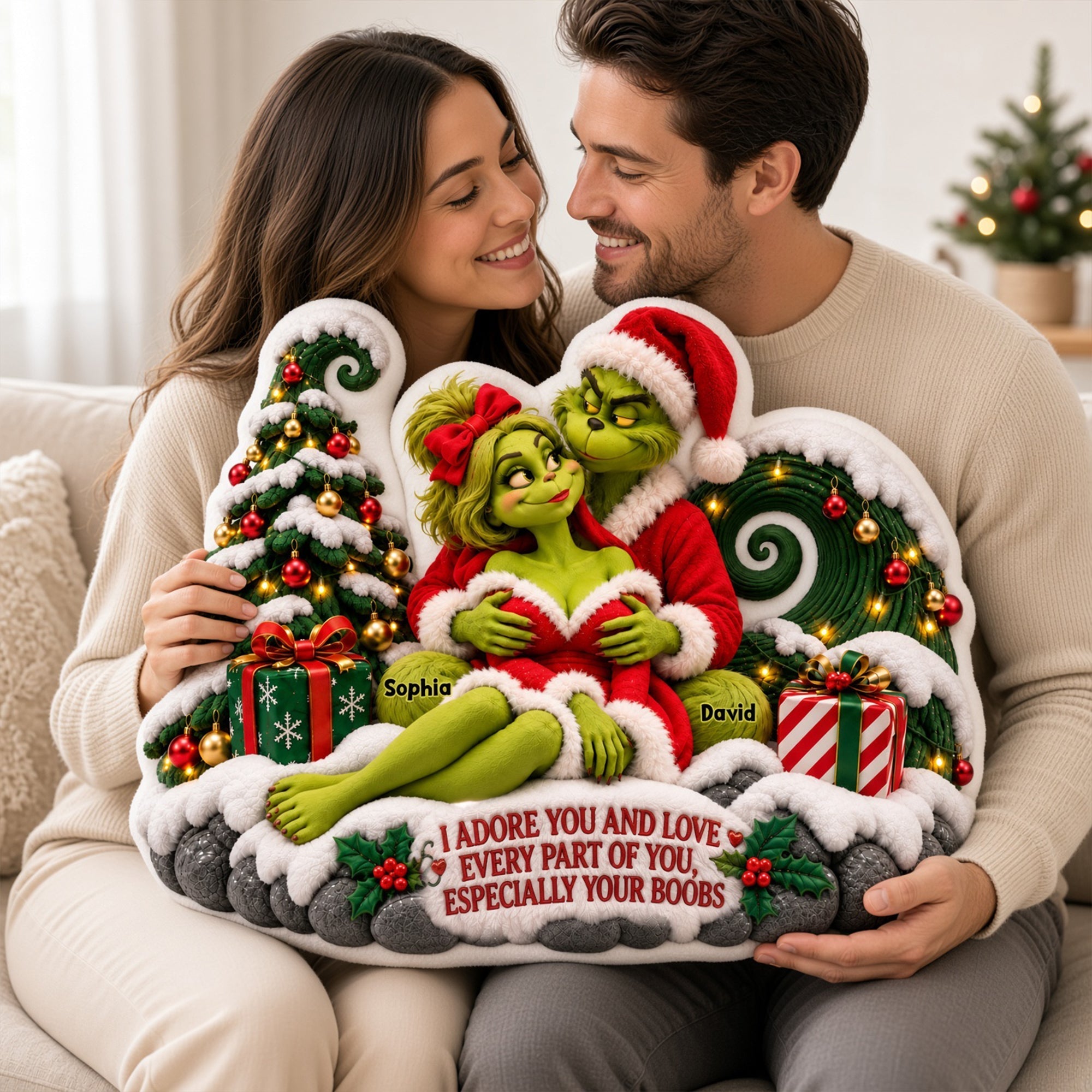 I Adore You And Love Every Part Of You Custom Name Christmas Gifts For ...
