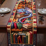 Fantasy Dragon Library Decor, Custom Name Gift For Book Lover - Personalized Quilt Table Runner LA02