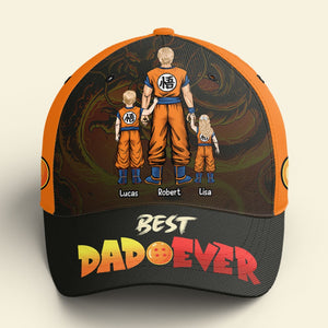 Dragon Ball The Best Saiyan Best Dad Ever  - Personalized Classic Cap - Gift For Dad, Husband, Fathers Day - CL03 NA94