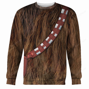 Star Wars Chewbacca Costume Hoodie Sweatshirt Sweatpants SWHS71