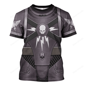 Pre-Heresy Black Templars In Mark IV Maximus Power Armor - Costume Cosplay T-shirt WHHS190