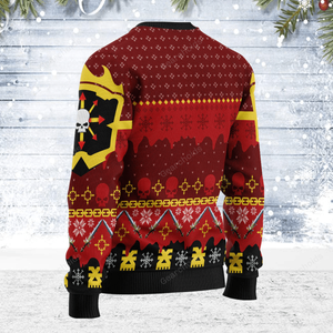 Warhammer Chaos Khorne Flakes Iconic - Ugly Christmas Sweater