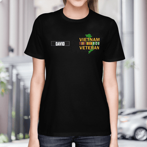 Personalized Veterans CH-47 Chinook Vietnam Veteran T-Shirt