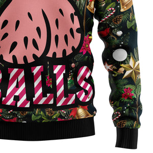 Jingle Balls Ugly Christmas Sweater For Men And Women