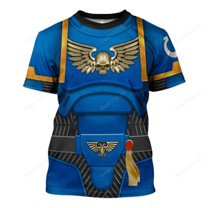 Warhammer Space Marines Ultramarines - Costume Cosplay T-shirt WHHS01