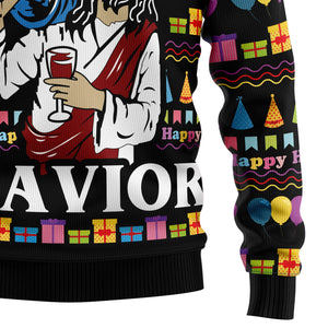 Jesus's Party Ugly Christmas Sweater For Men And Women