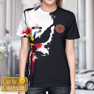 Personalized Veteran St. Louis Fire Department Hook & Ladder Truck T-Shirt