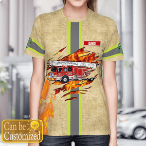 Personalized Veterans Sugarcreek, Ohio, Sugarcreek Fire & Rescue T-Shirt