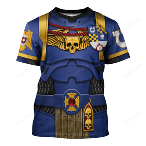 Warhammer Ultramarines Captain - Costume Cosplay T-shirt WHHS146