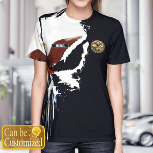 Personalized Veteran San Francisco Fire Department Fire Engine T-Shirt